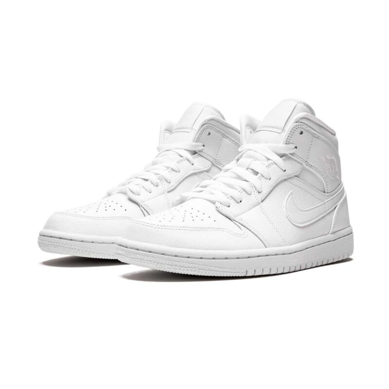 Air Jordan 1 Mid “Triple White” - Image 2