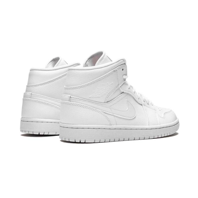 Air Jordan 1 Mid “Triple White” - Image 3