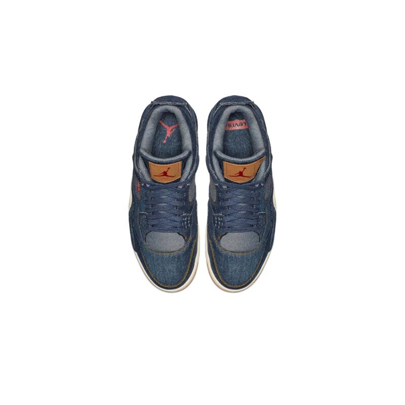 Jordan 4 Retro Levi’s Denim (Tag with Levi’s Logo) - Image 3