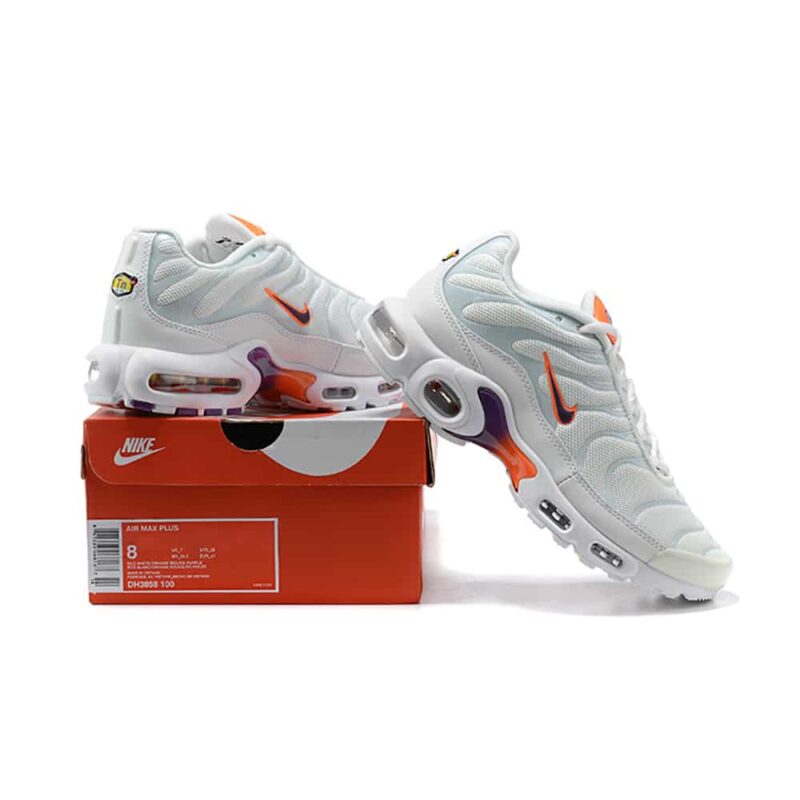 Air Max Plus TN White Orange Purple - Image 6