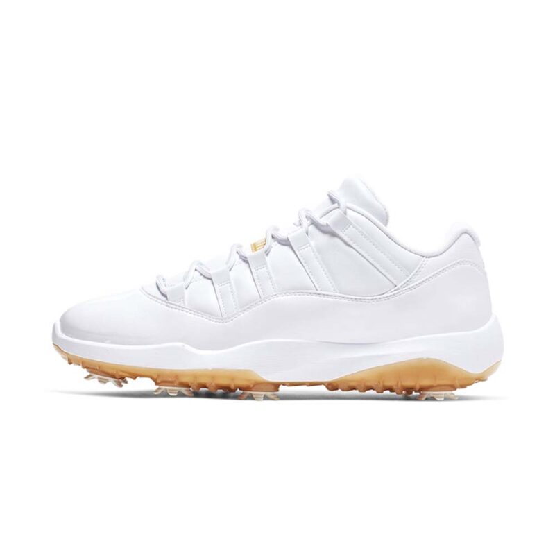 Air Jordan 11 Low Golf ‘White Metallic Gold’