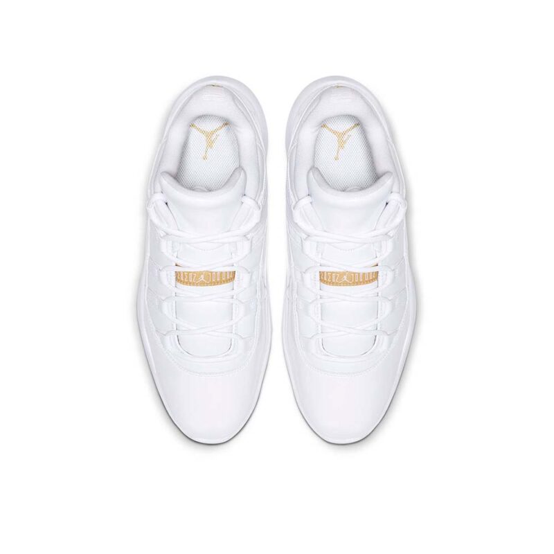 Air Jordan 11 Low Golf ‘White Metallic Gold’ - Image 3