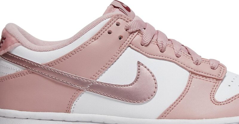 Nike Dunk Low Pink Velvet (GS) - Image 2