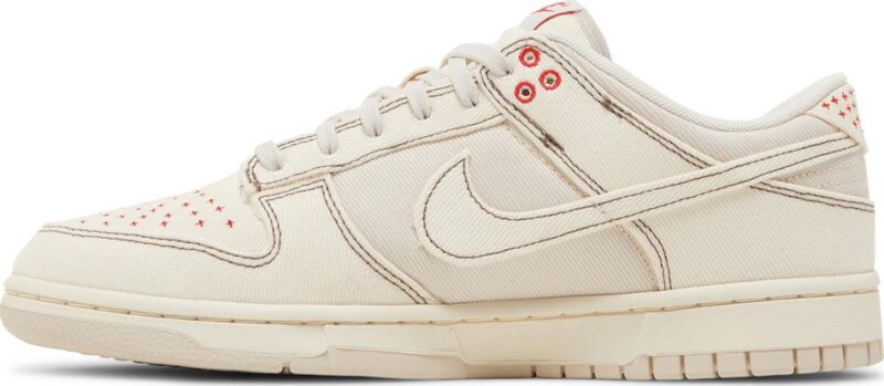 Nike Dunk Low Light Orewood Brown Sashiko - Image 3