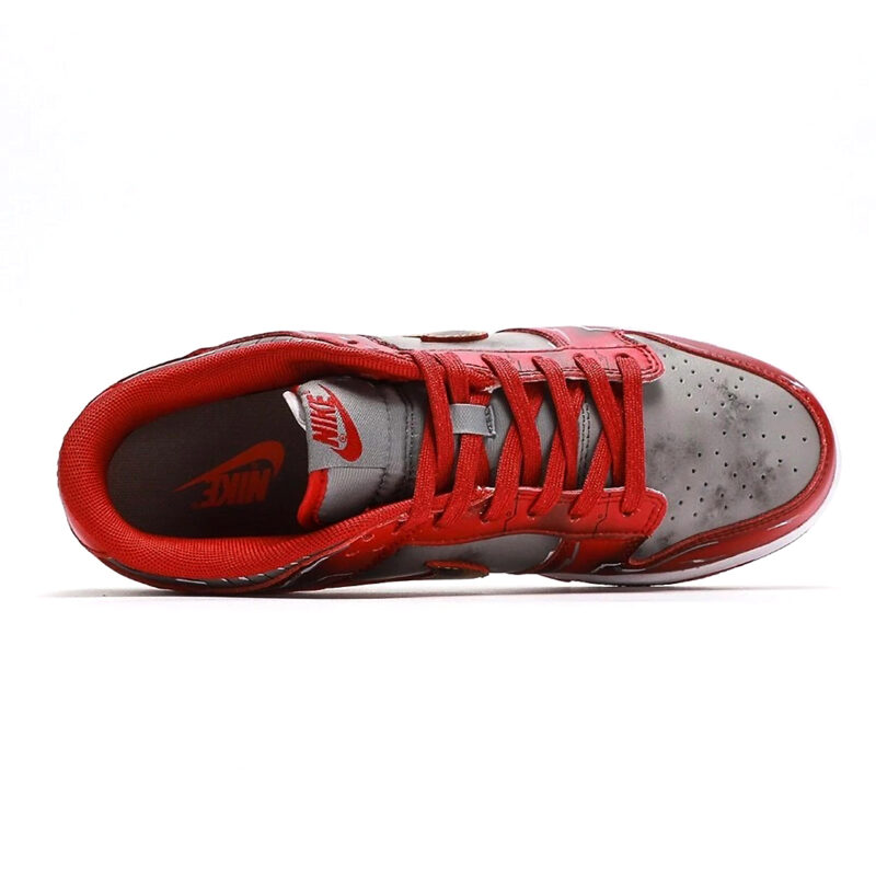 Nike Dunk Low UNLV Soft Grey University Red-Metallic Gold - Image 5