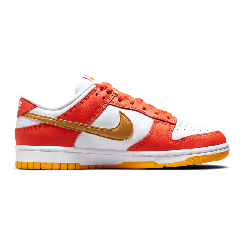 Nike women s Dunk Low Orange University Gold - Image 3