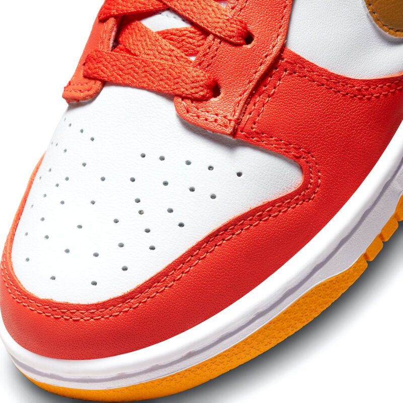 Nike women s Dunk Low Orange University Gold - Image 7