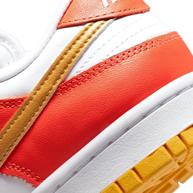 Nike women s Dunk Low Orange University Gold - Image 8