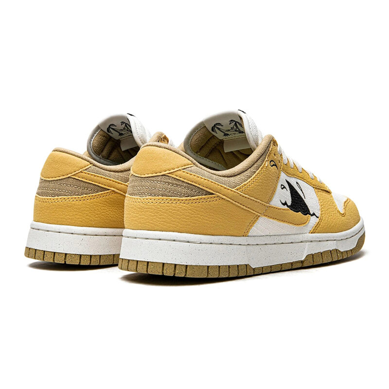 Nike Dunk Low Retro Sun Club Wheat Grass Orange - Image 3