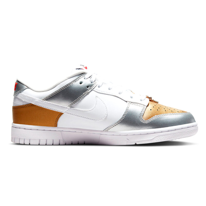 Nike Dunk Low WMNS Gold Silver - Image 3