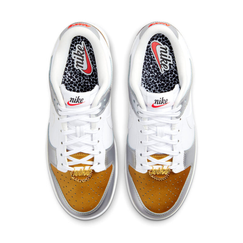 Nike Dunk Low WMNS Gold Silver - Image 4