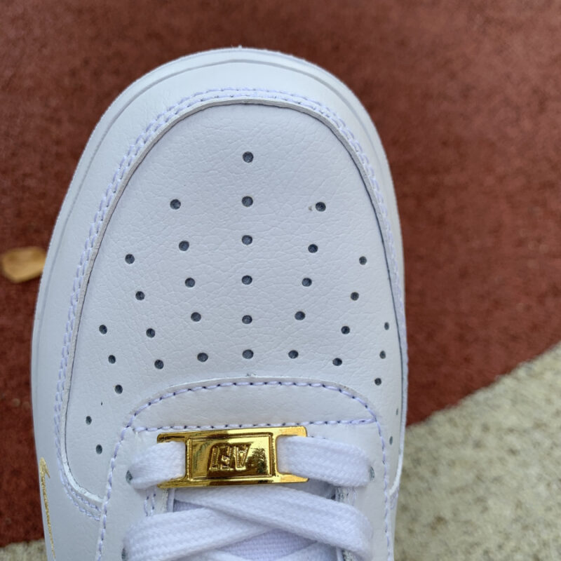 Nike Air Force 1 Low White Grey Gold - Image 7