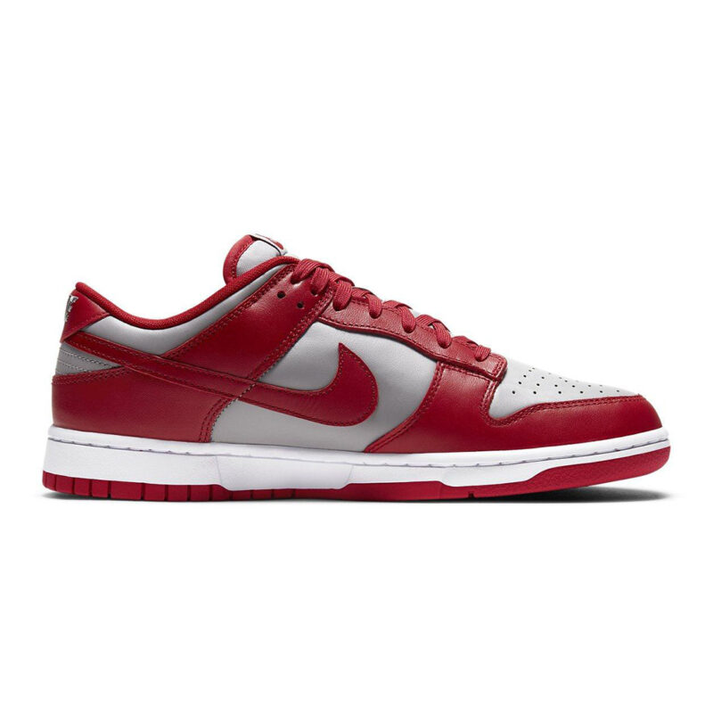 Nike Dunk Low Retro Medium Gray Varsity Red UNLV - Image 2