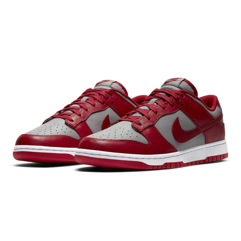 Nike Dunk Low Retro Medium Gray Varsity Red UNLV - Image 3