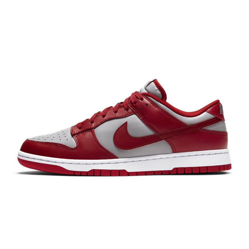 Nike Dunk Low Retro Medium Gray Varsity Red UNLV