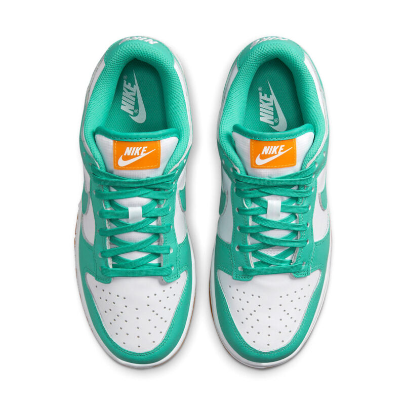 Nike Dunk Low Turquoise and Orange - Image 4